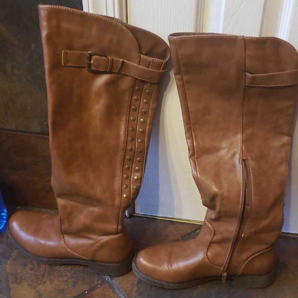 Tall Knee High Riding Boots